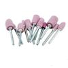 12pcs Grinding Stone Set Shank, Sanding Drill Bit for Rotary Tool Flap Wheel for Grinding, Polishing, Deburring Ferrous Metal