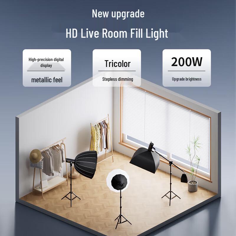 Jiman Tu Professional COB Photography & Live Stream Fill Light