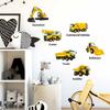Engineering Car Wall Sticker Home PVC Kid's Room Self-adhesive Vehicle Stickers Interesting DIY Decal Backdrop Ornament