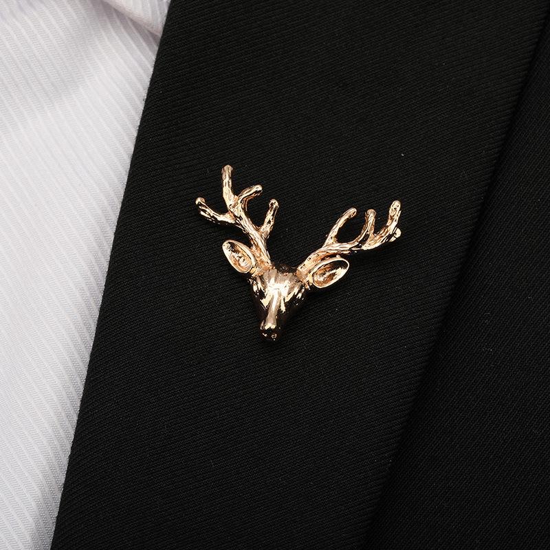 Pudełko Prezentowe Garnitur Męski Marynarka Moda Broszka Broszka na Kołnierzyk Odznaka na Płaszcz Odznaka Trendy Kobiety