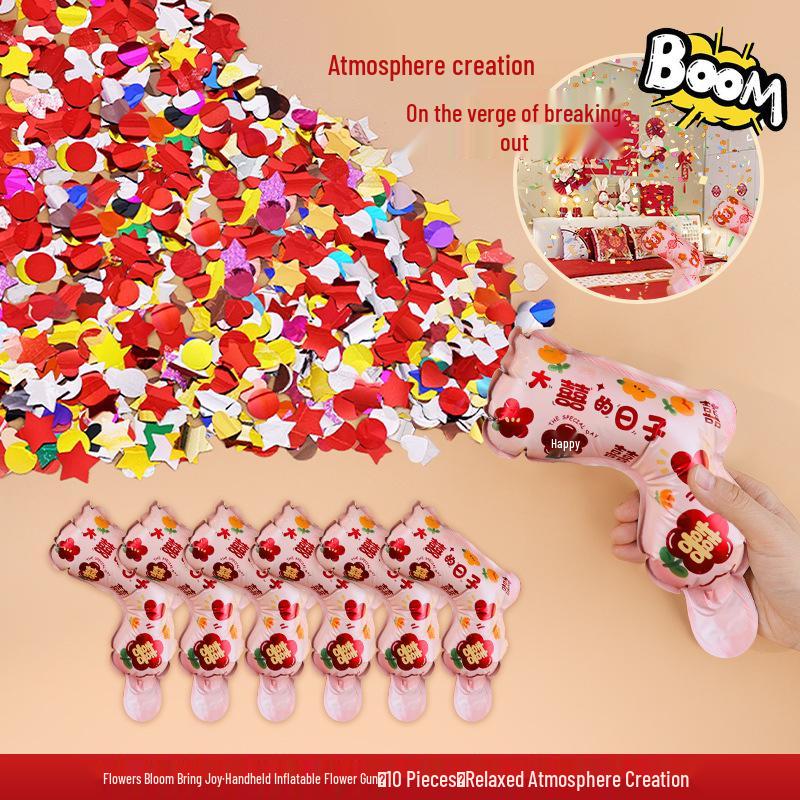 Handheld Wedding Fireworks Confetti Cannons for Engagement & Bridal Photos