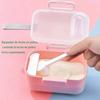 Milk Powder Storage Box PP Shell BPA Free Portable Baby Milk Powder Container Box with Lanyard Pink/Green