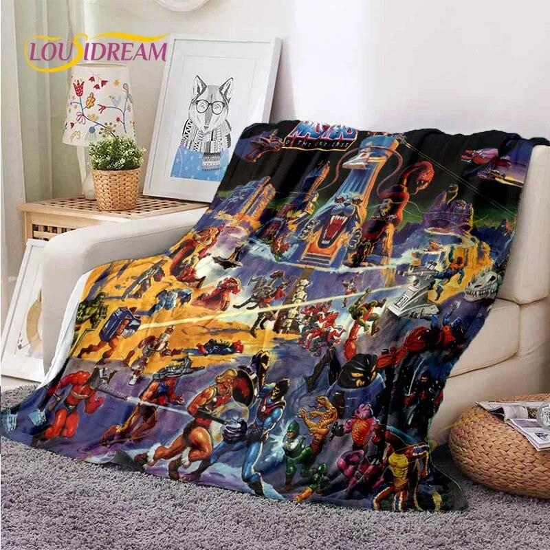 He-Man Masters Of The Universe Throws Blanket Sofa Blanket Adults and Children Blanket Blanket for Bed