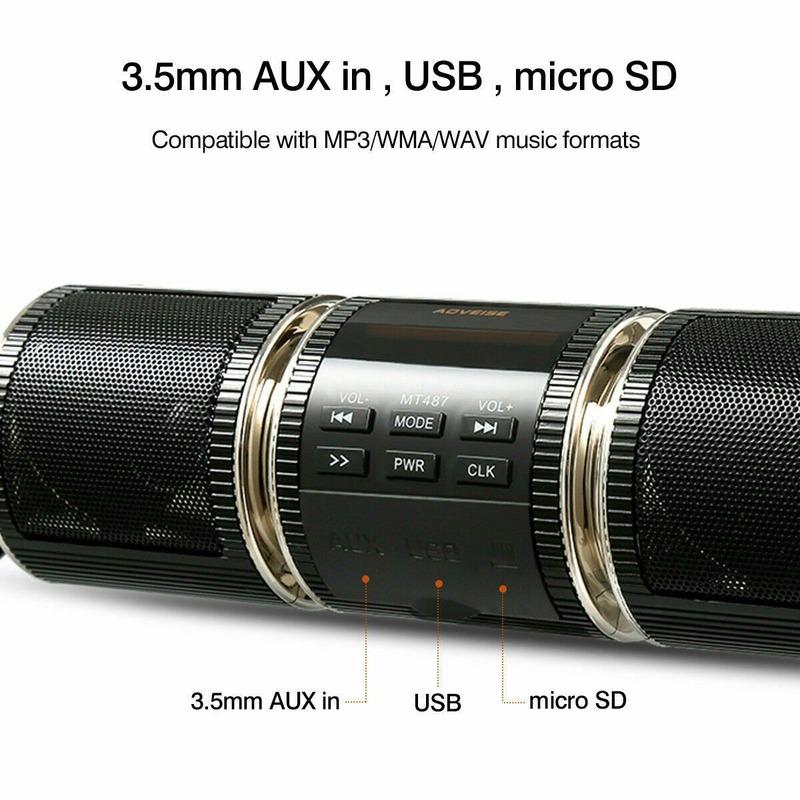 Bluetooth EDR Audio Motorcycle Stereo Speaker MP3 Audio