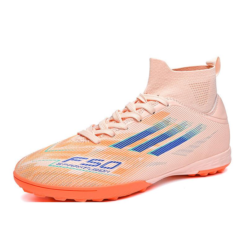 

World Cup Football Shoes Men S High-Top Students Game Training Spikes Tf Broken Nails Sports Football Shoes 45