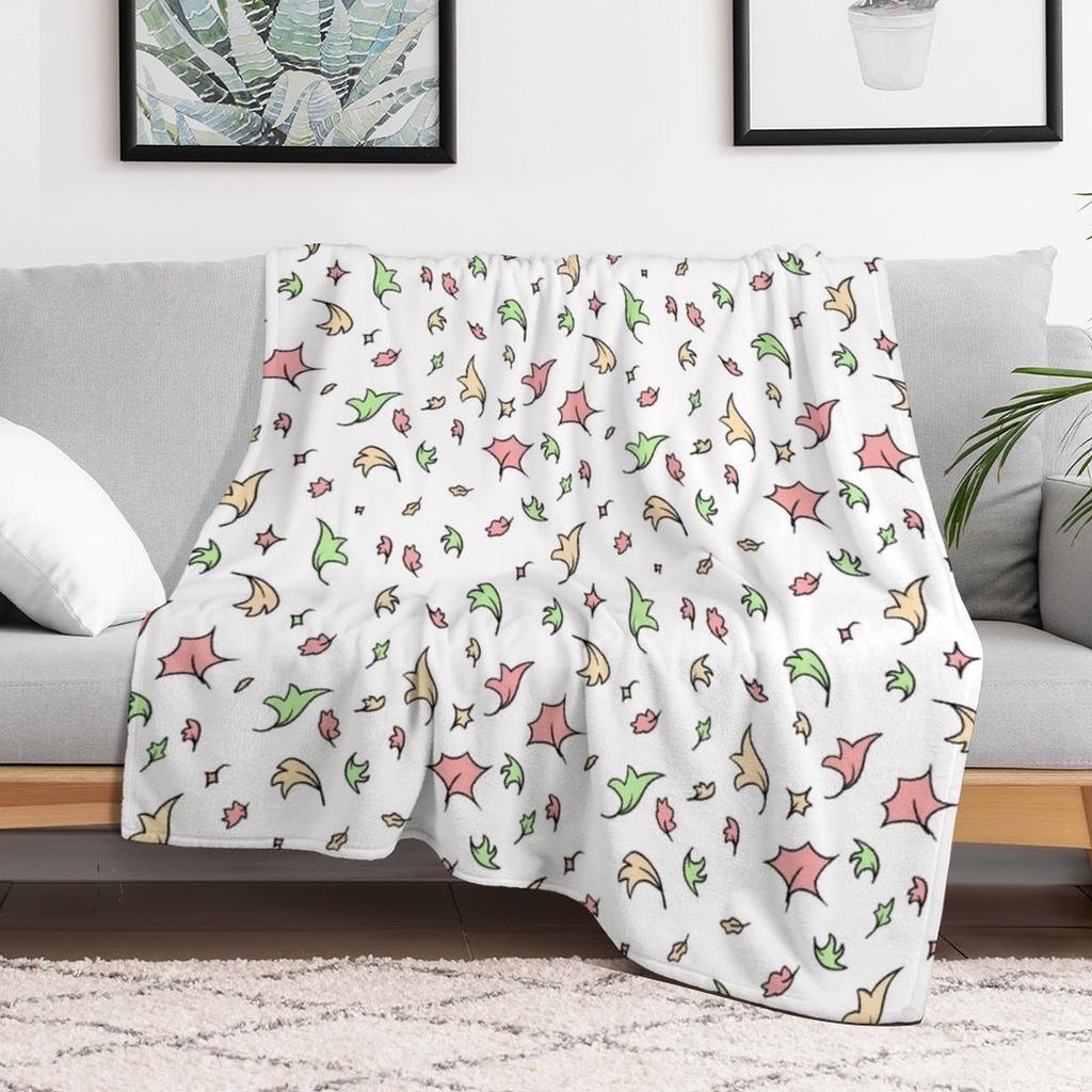 Heartstopper Leaves Throw Blanket Flannel Valentine Gift Ideas Decorative Beds Soft Blankets