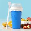 500ml Silicone Quick-cooling Cup Cooler for Drinks Squeeze Bottle Home Outdoor Beverage Homemade Smoothie Cup Ice Cream Cup Mugs