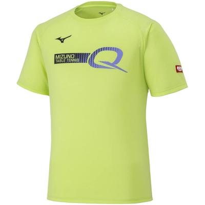 Table Tennis Game Short JTTA Lime XL Shirt, Sleeve, U-Neck, Unisex, Moisture-Wicking, Quick-Drying, Approved, 82JAA110, Green,