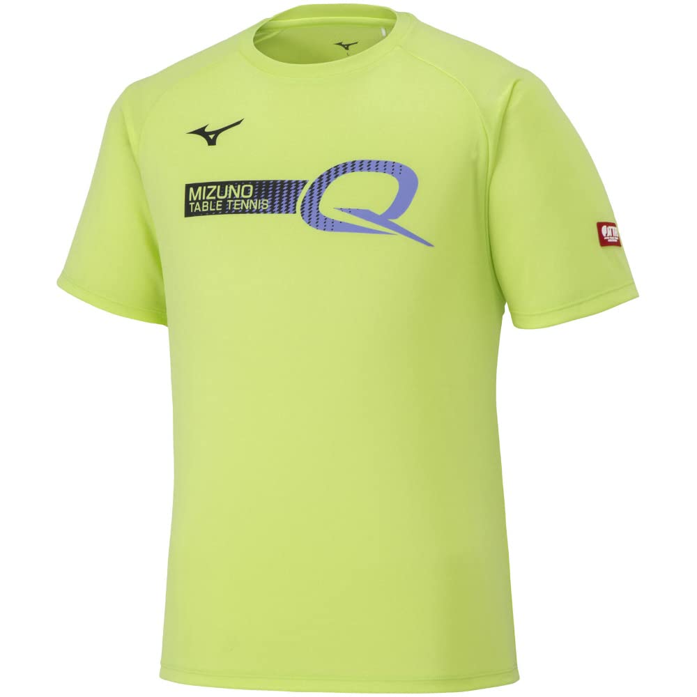 

Mizuno Table Tennis Game Short JTTA Lime Size S Shirt, Sleeve, U-Neck, Unisex, Moisture-Wicking, Quick-Drying, Certified, 82JAA110, Green,