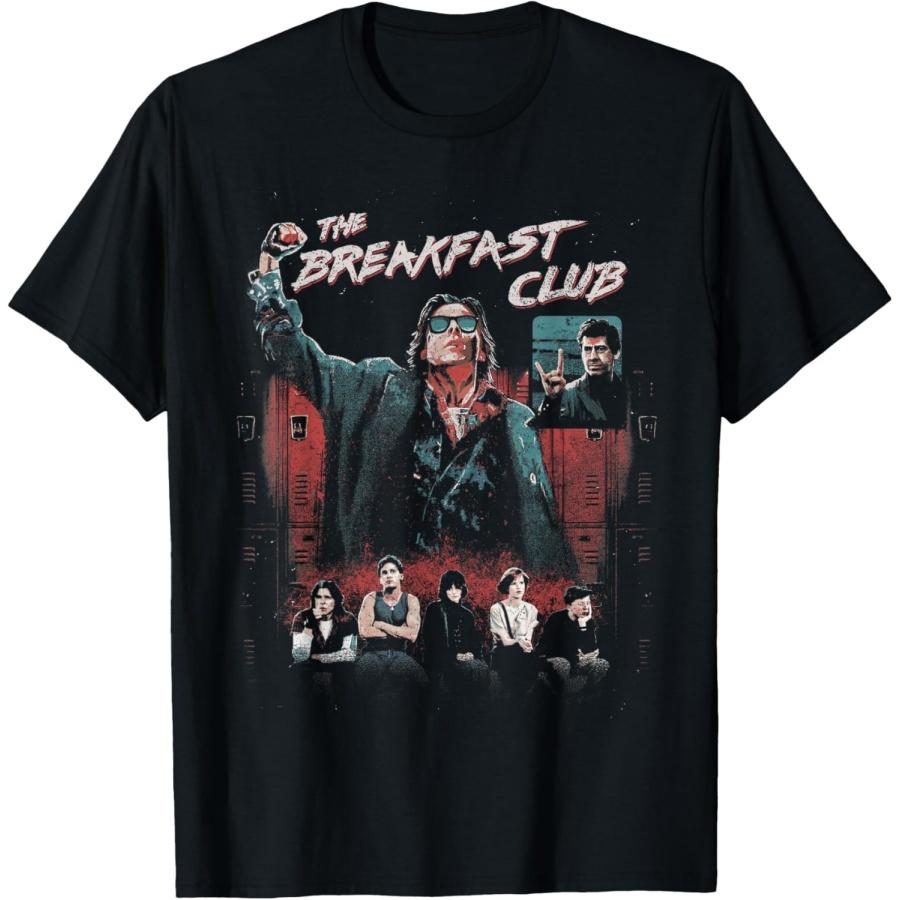 

Breakfast Club Group Shot Painted Distressed T-Shirt XXXXXL чорний