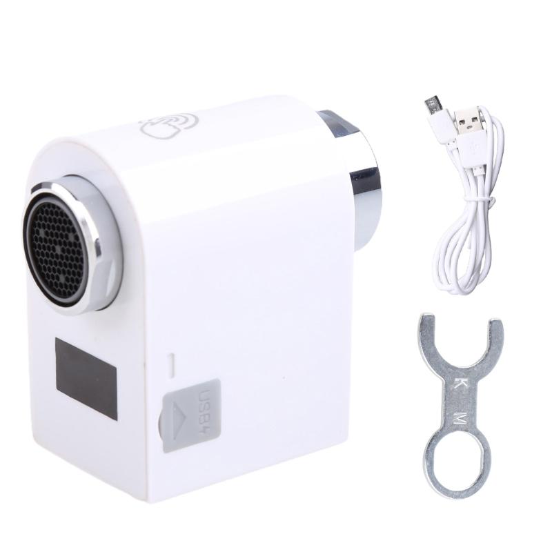 

Автоматический сенсорный инфракрасный индукционный водосберегающий прибор Интеллектуальная индукция Для кухонной ванной раковины смеситель для воды 1