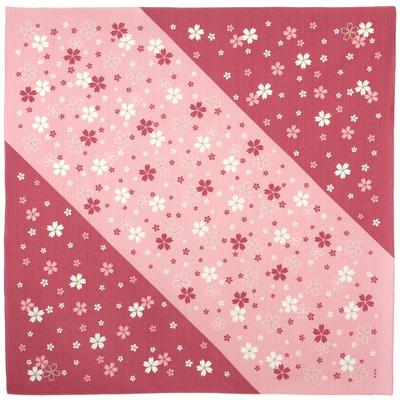 Hamamonyo Large Cloth Cherry Blossom Pattern Pink (Furoshiki, 90cm)