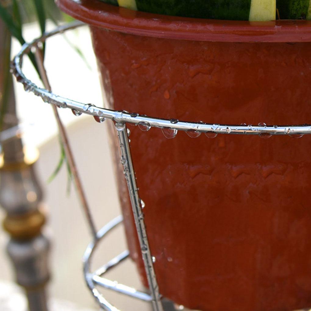 Hanging Plant Shelf Balcony Flower Pot Stand Stainless Support Tray for Railing Outdoor Fence