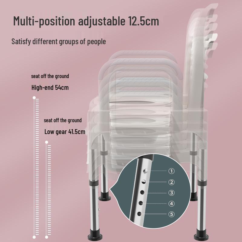 Portable Indoor Commode Chair for Elderly and Pregnant Women
