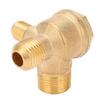 Check Valve Brass Material Thread Connection Air Compressor Pump Accessories 1 2x3 8x10