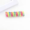 Rainbow Elastic Rubber Bands For Children Girls Telephone Wire Hair Ties Hairbands Hair Rope Ponytail Hair Accessories
