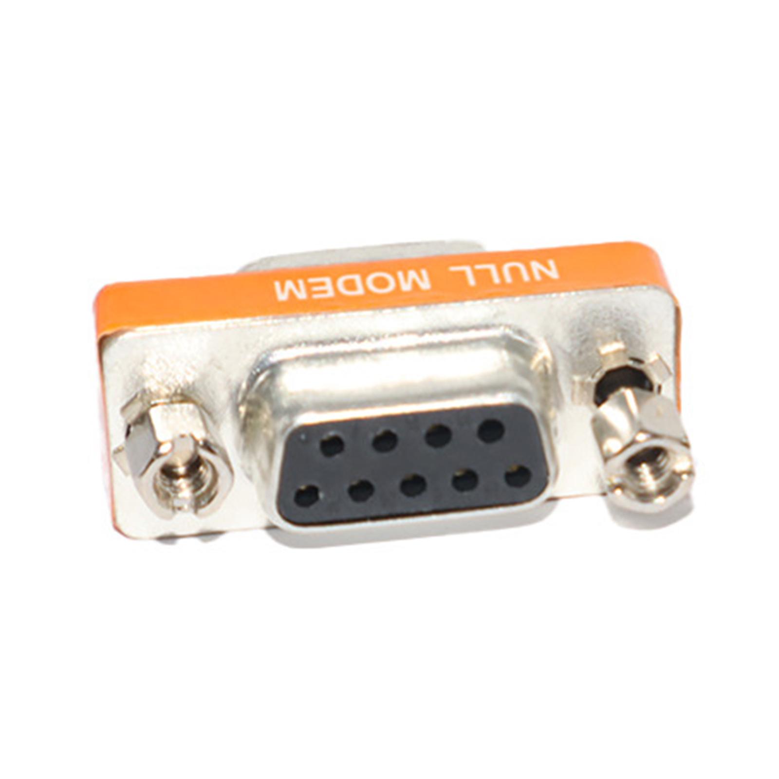 

DB9s Serials Port Gender Changer 8Pin Male To 9Pin Female Adapters For Connecting Male VGA Cables 1