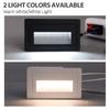 LED IP65 Waterproof Stairs Step Light Outdoor Wall Lamp Corner Garden Street Footlight  Recessed for Porch Yard Balcony 220V
