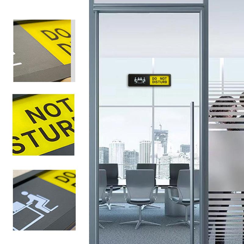 1 buc. Panou glisant pentru birou și conferință Nu deranjați Bateți Bine ați venit Vă rugăm