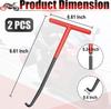 Xiaomi 2PCS Exhaust Spring Puller Tool Motorcycle Exhaust Spring Hook T Shaped Handle Spring Removal Tool for Motorcycle Dirt Bike