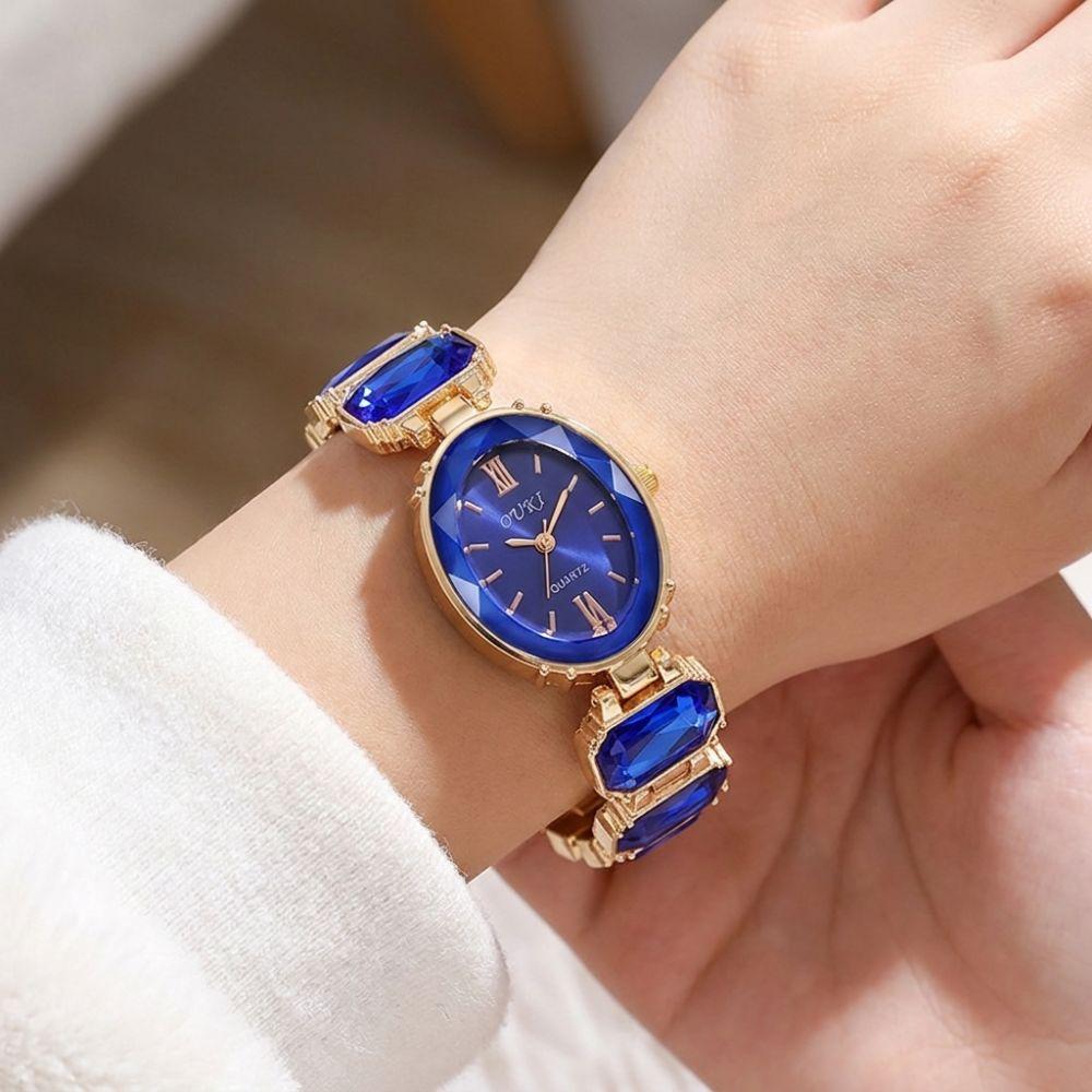 Diamond Studded Watch Strap Quartz Watches Rhinestone Women Wristwatch Wrist Decoration Women Girl