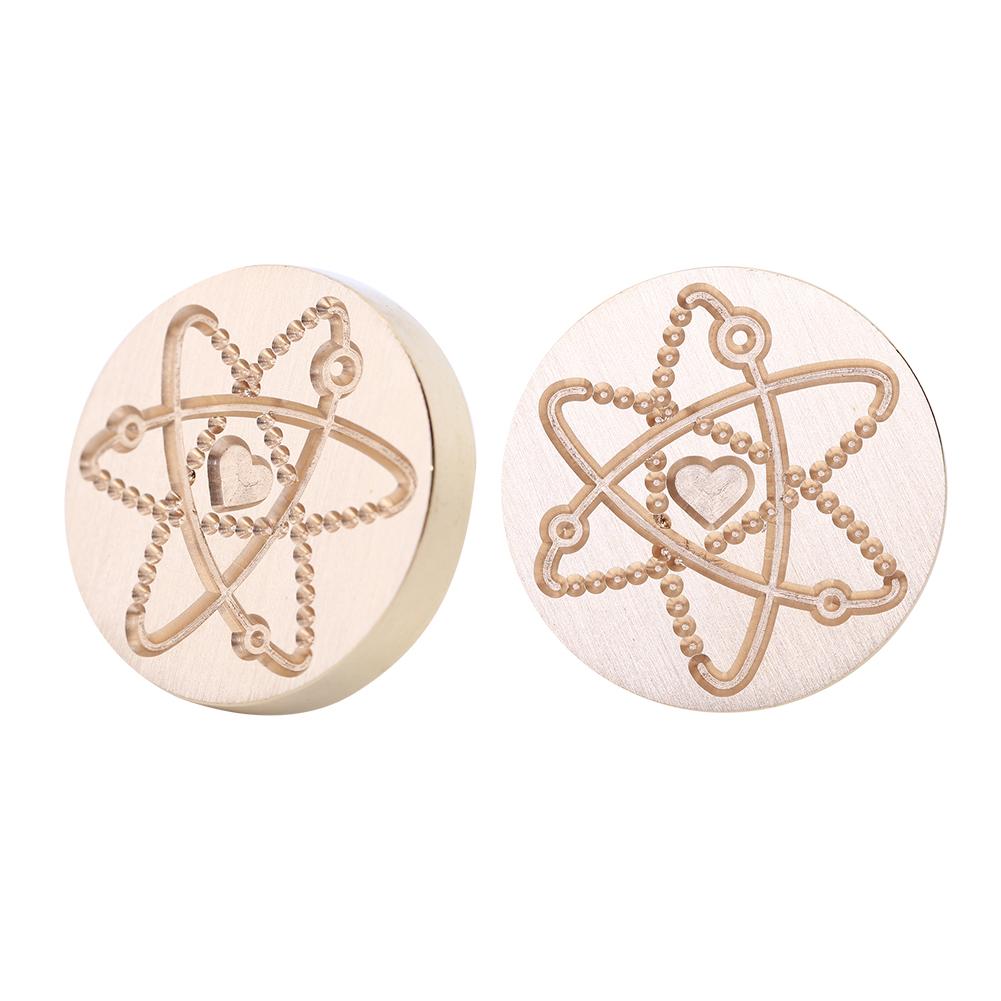 Selo de cera de céu estrelado retrô cabeça de carimbo de fogo tinta para cartão faça você mesmo envelopes selos