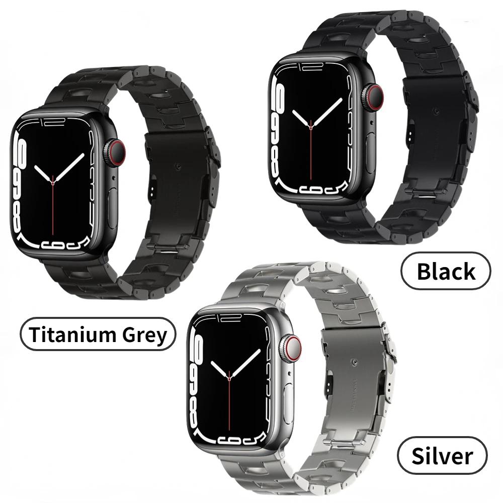 Oracle Titanarmband für Apple Watch Armband 46mm 45mm 41mm 44mm 40mm 42mm 38mm 49mm iWatch Series Ultra 10 9 8 7 6 5 4 3 SE Armband