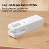 USB Rechargeable Bag Sealer 2 In 1 Portable Food Sealing Machine