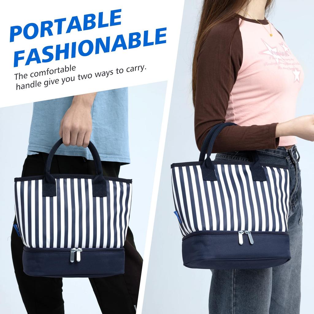 SANZIE Lunch Perfect for the or Features thermal and water SANZIE Lunch Perfect for the or Features thermal and water Bag office, school, picnic.