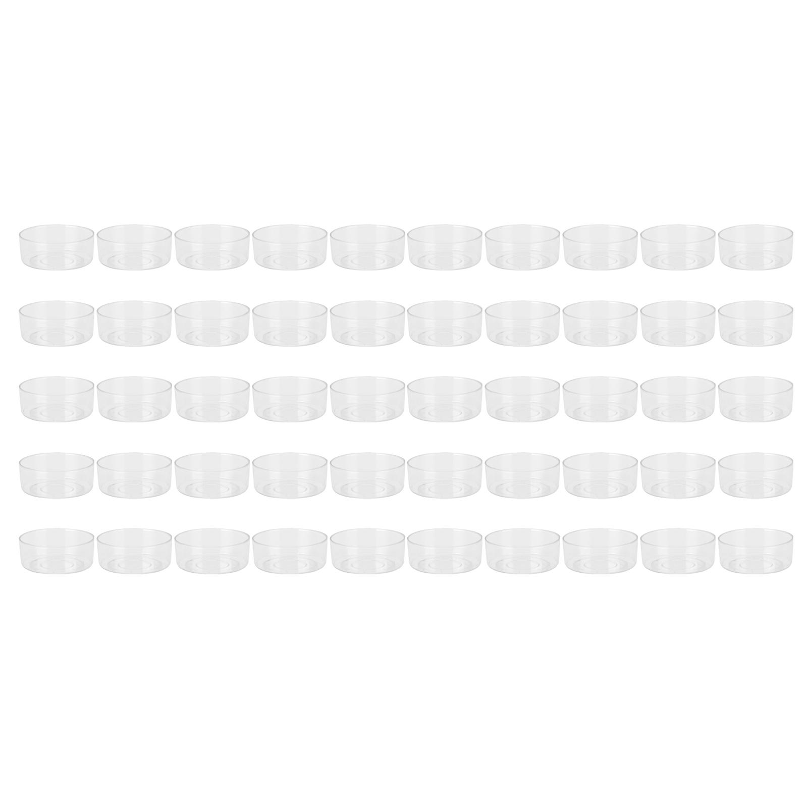 

50 шт. Сделай сам Пластиковая форма для свечей Прозрачный Жаростойкий Контейнер для изготовления свечей Аксессуар Сердце