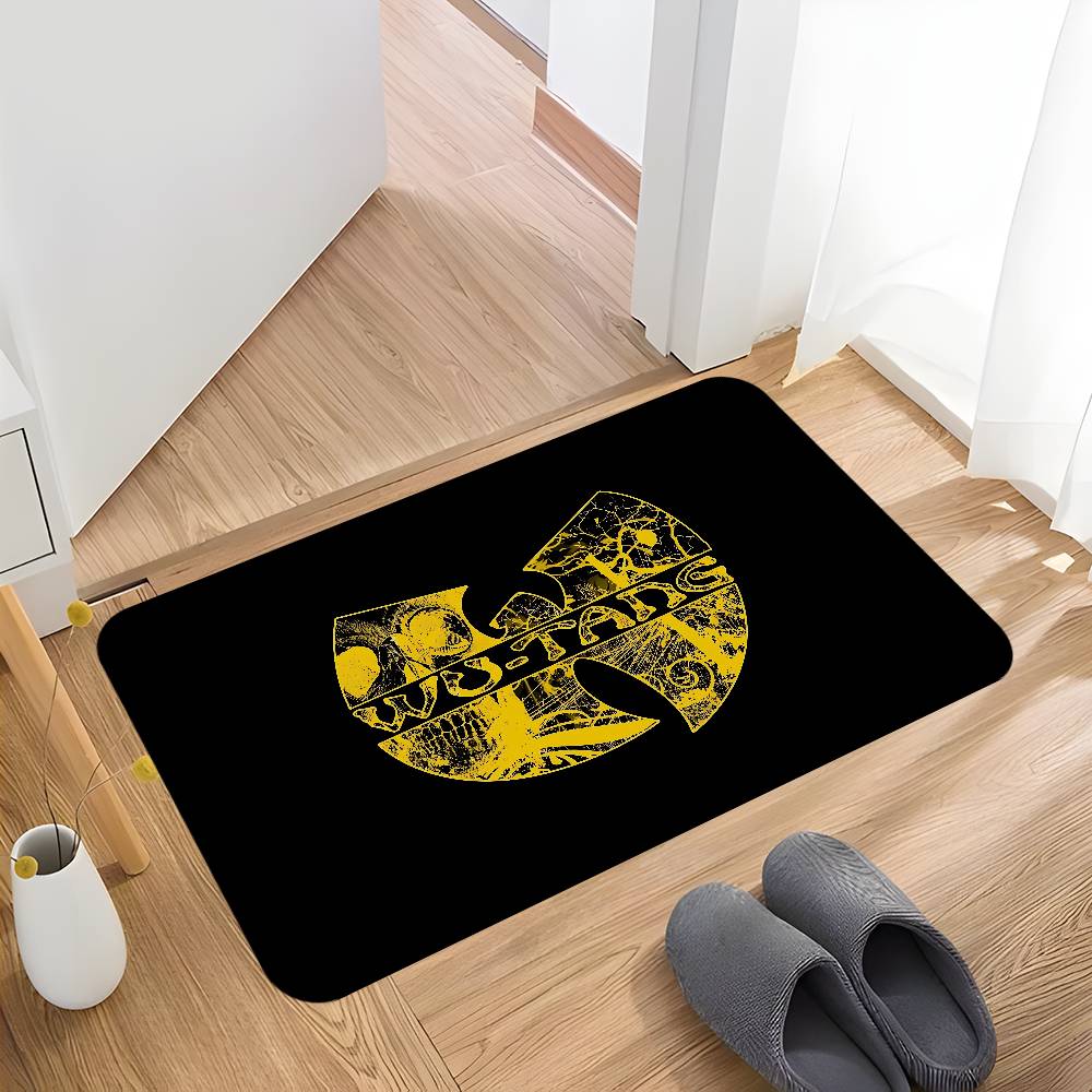 Tappetino da Pavimento WU-TANG-CLAN Antiscivolo Tappetino per Lavanderia Decorazione Lavanderia Balcone Soggiorno Bambini Tappeti per la Casa