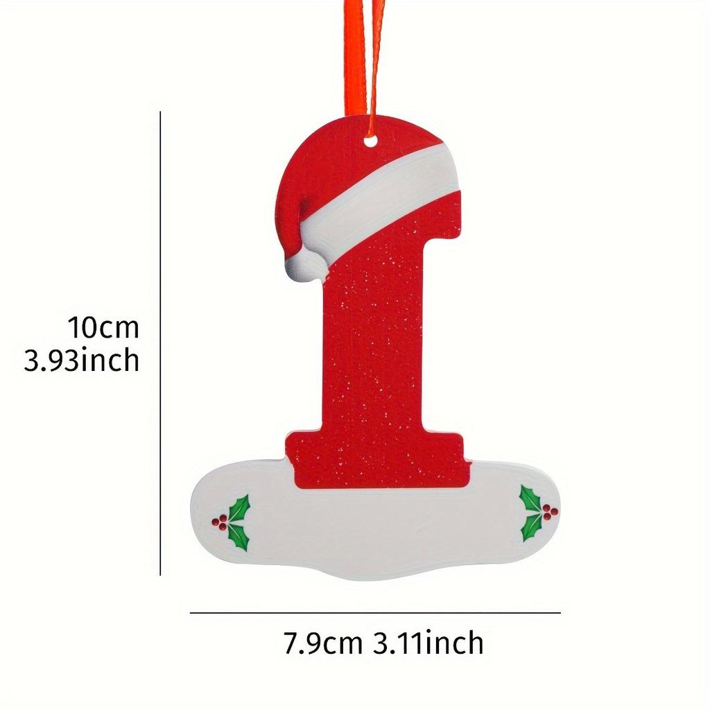 26 English Letters Christmas Decoration Pendant Christmas Tree Ornaments for Home Decor Navidad New Year 2026 Decor Accessories