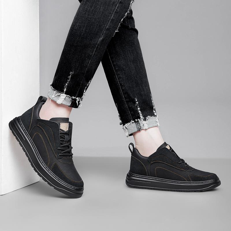 Fashion Big Size Men Elevator Shoes Breathable Casual Hidden Heels 6cm Height Increasing Sports Heighten Increase Sneaker Tenis for Man