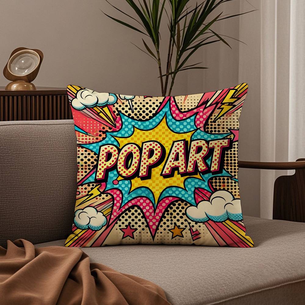Roy L-Lichtenstein Art Pillow Case good printing pillowcase living room sofa cushion cover bedroom room decor
