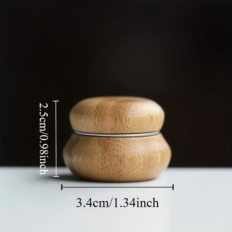 5G Mini Bamboo Cosmetic Container Cream Bottle Lip Balm Makeup Skincare Container Refillable Lotion Jar Empty Cosmetic Box