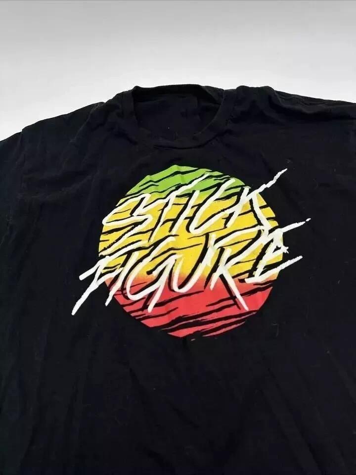 Vtg Stick Figure Logo Cotton Classic Unisex S-235XL Shirt Li1804 Unisex T-Shirt L