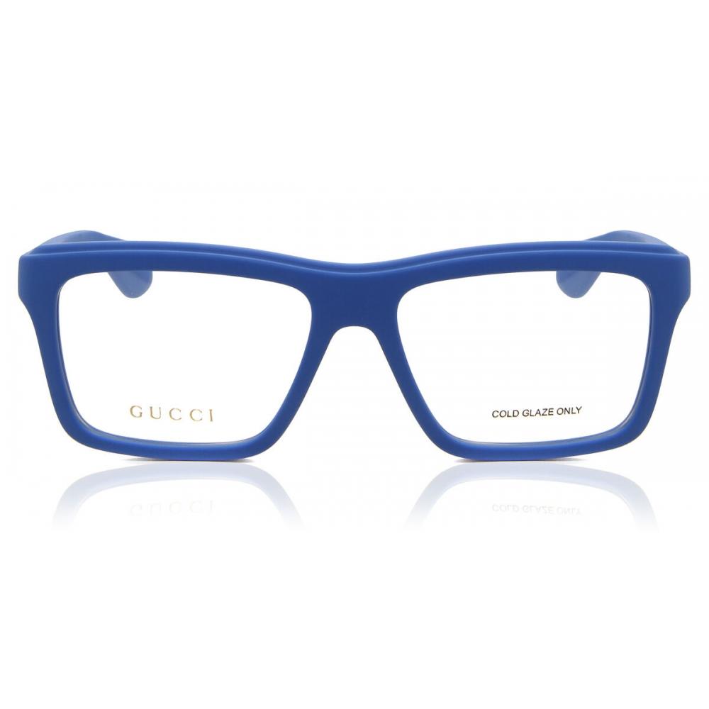 

Gucci Gg1573o 004 Men Eyeglasses Blue/55