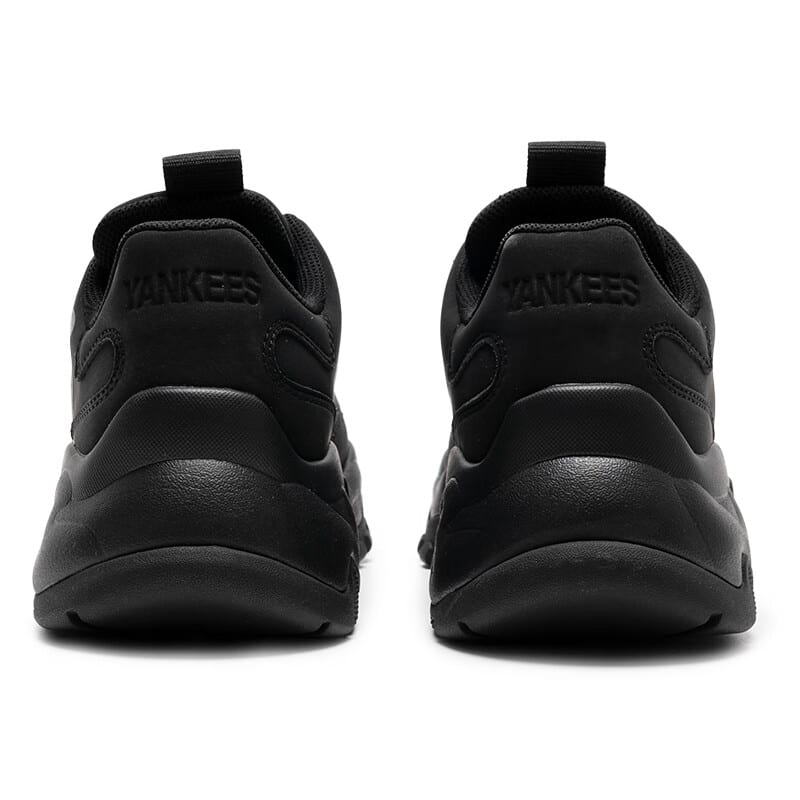 MLB New York Yankees Height Increasing Low top Chunky Sneakers Unisex Black 3ASHVT65N-50BKS