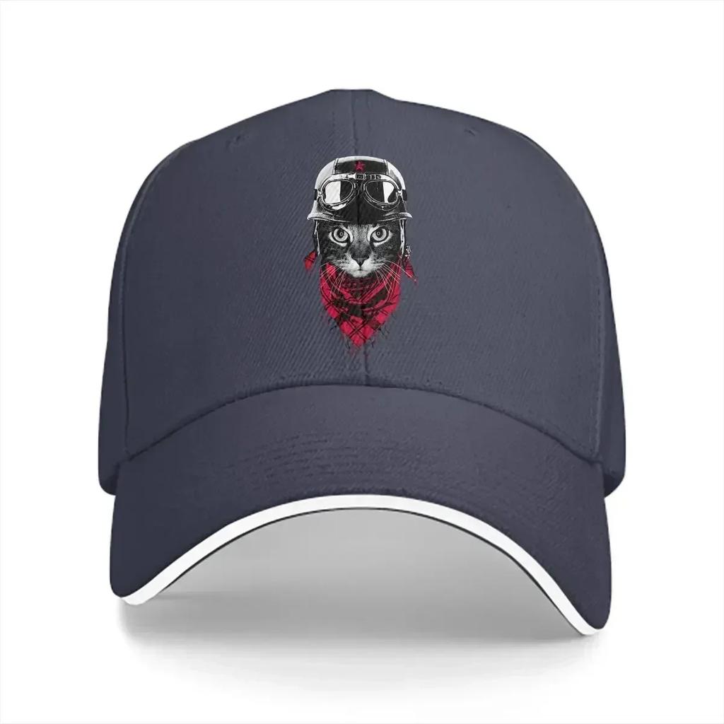 Pure Color Dad Hats Adventurer Cat Hat Sun Visor All Seasons Travel Adjustable Baseball Caps Cats Peaked Cap