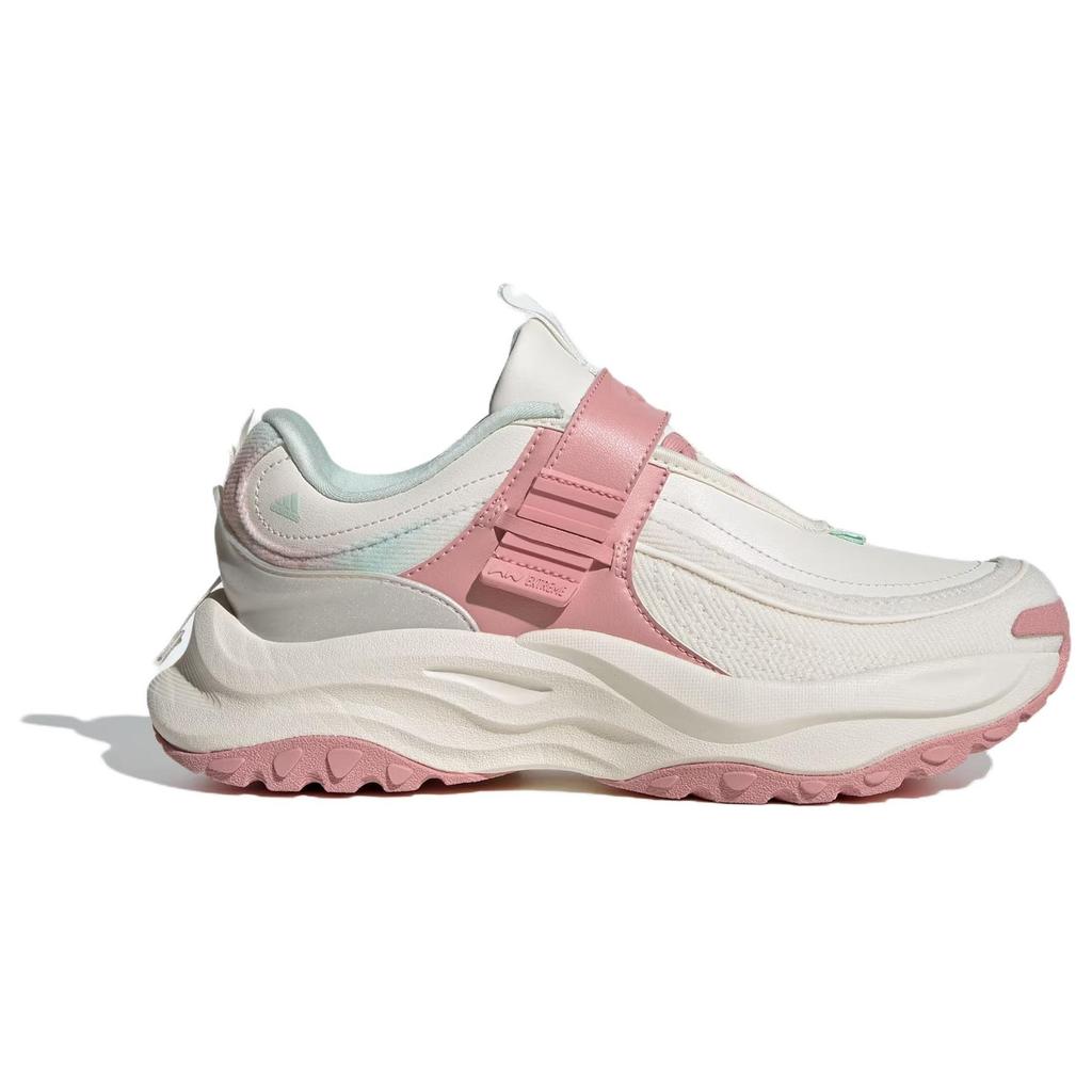 Adidas Maxxwavy Extreme Fabric Trendy Versatile Shock Absorbing Durable Low Top Dad Shoes Women Sneaker Pink White ID3664