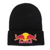 Heiße Mode Red Bull Strickmütze Weich und Warm für Männer Frauen Herbst und Winter Warme Freizeitmütze