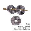 Circle Flat Position Spacer Beads Alloy Blank Disc Bulk Beaded Jewelry Making Supplies For DIY Charm