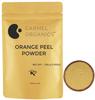 CARMEL ORGANICS Orange Peel Powder 200 Grams - Natural Cleanser & Skin Brightener - Rich In Vitamin C - Perfect for Face Masks, Hair Packs, No Addi