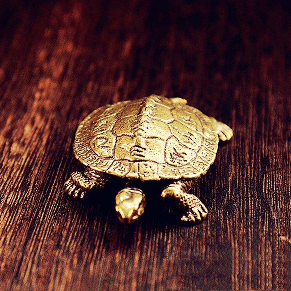 

Lucky Tortoise Statue Retro Longevity Turtle Figurines Office Decoration