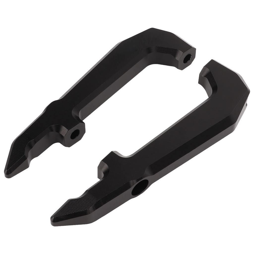 Pair Motorcycle Rear Passenger Seat Handle Bar Aluminium Alloy Replacement for MSX125 GROM Black