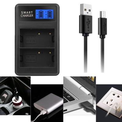 EN-EL3E EN-EL3 Double LCD Battery Charger Charging Dock for D90 D80 D50 D70 D70s D100 D300S D300 D700 D200 Camera