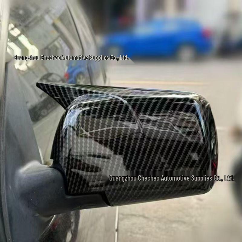 Rückspiegelabdeckung aus Kohlefaser für BMW X5 E53 1996-2004 (Hörnerförmig)