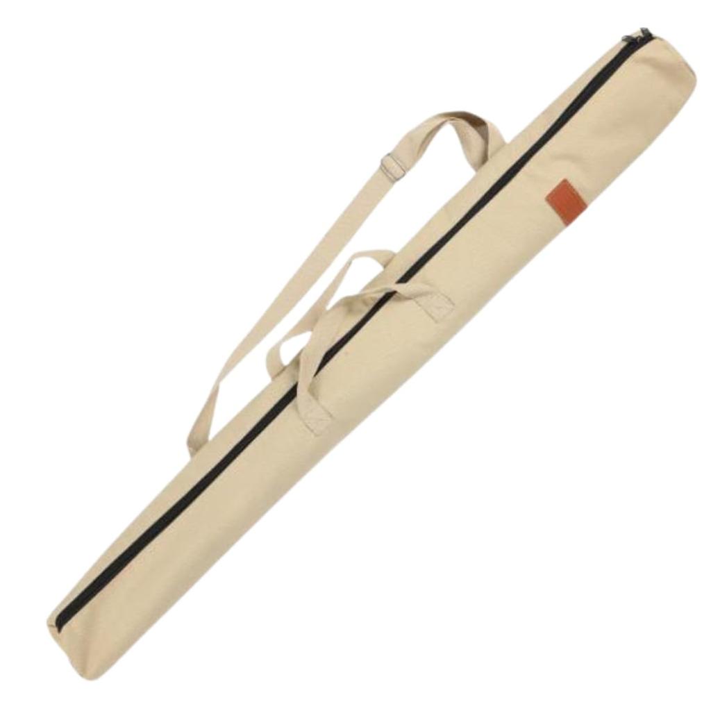 Bamboo Sword Bag Case Kendo Wooden Sword Imitation Sword Storage Bag 130cm Shoulder Strap Cosplay Handle Hemp (white) [product]