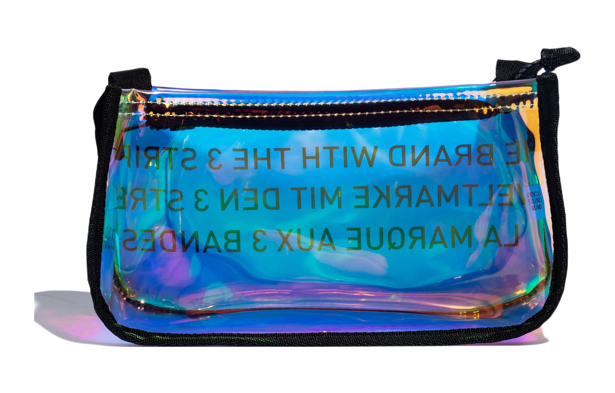 Adidas Originals Polyurethane Sports Bag, Toiletry Bag Unisex Transparent GN2123