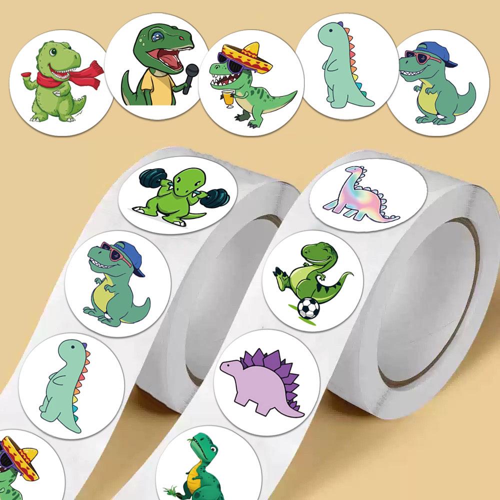 500/Sheet Creative Dinosaur Stickers for Journals, DIY Phone Cases, Notebooks, and More